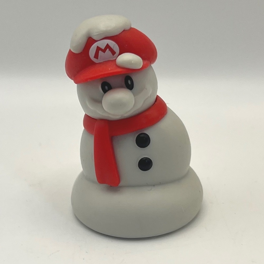 JAKKS Super Mario Snowman Mario 2.5" Figure 2021 Advent Calendar Exclusive